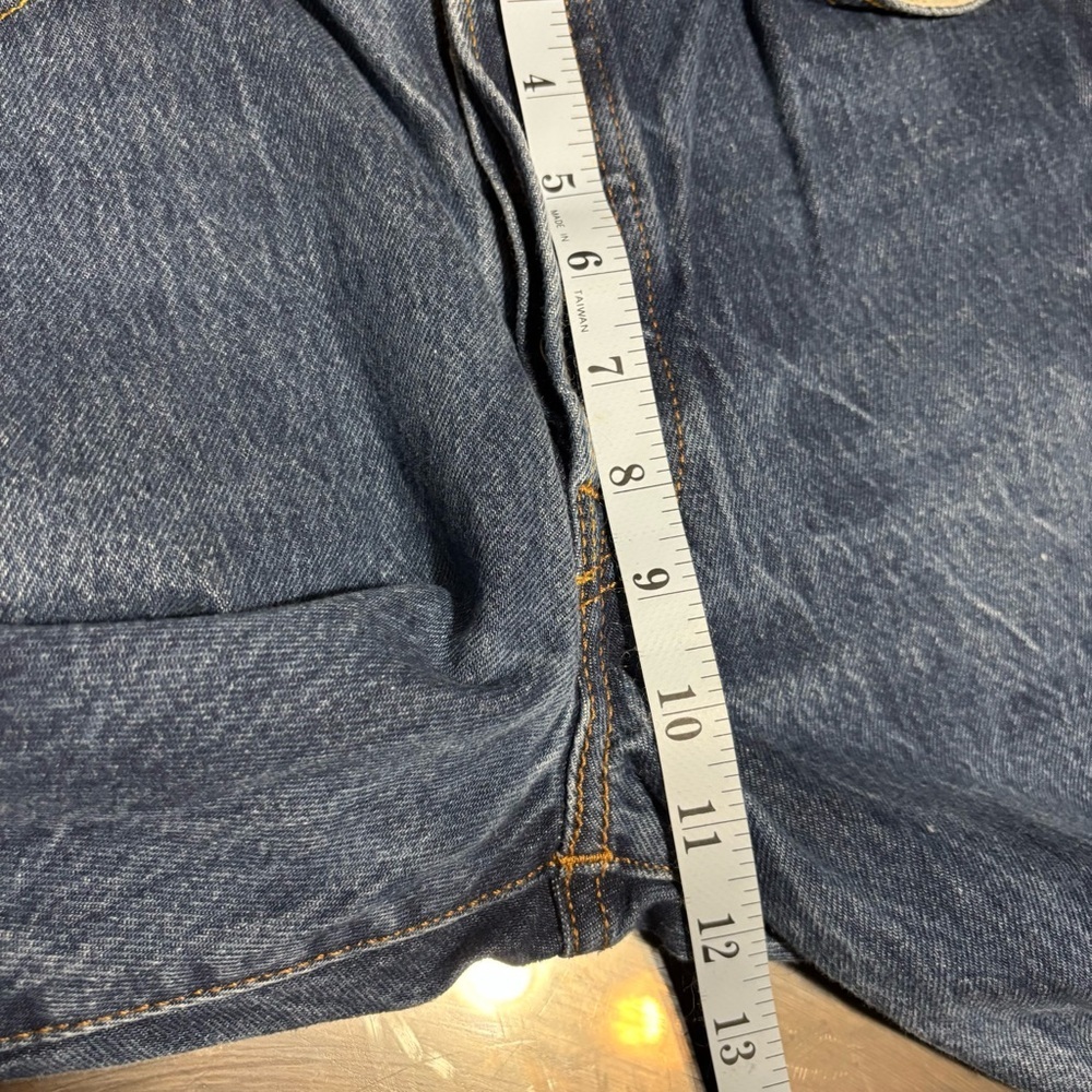 Levi’s 501 100% Cotton Denim Jeans Button Fly Straight Fit Tag 35x33 - Picture 7 of 10